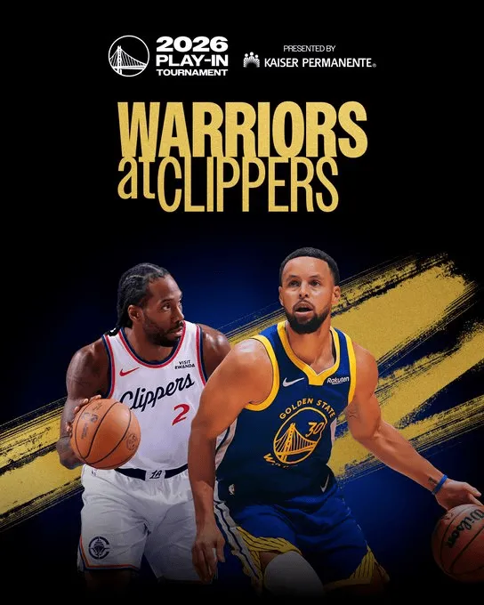 半岛体育APP-流量对决！勇士官方晒库里伦纳德海报预热与快船的附加赛